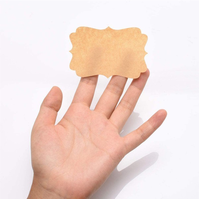 

Label Sticker Kraft Stiker R Tag Kado Amplop 5X3 Cm 300 Pcs/Roll