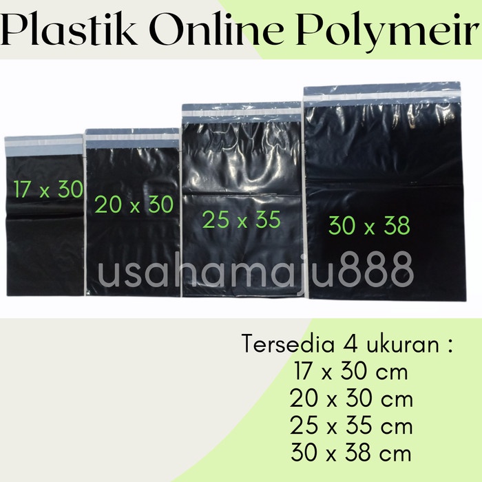 

100Lbr Plastik Online Shop Polymeir Kantong Seal Amplop Lem Perekat