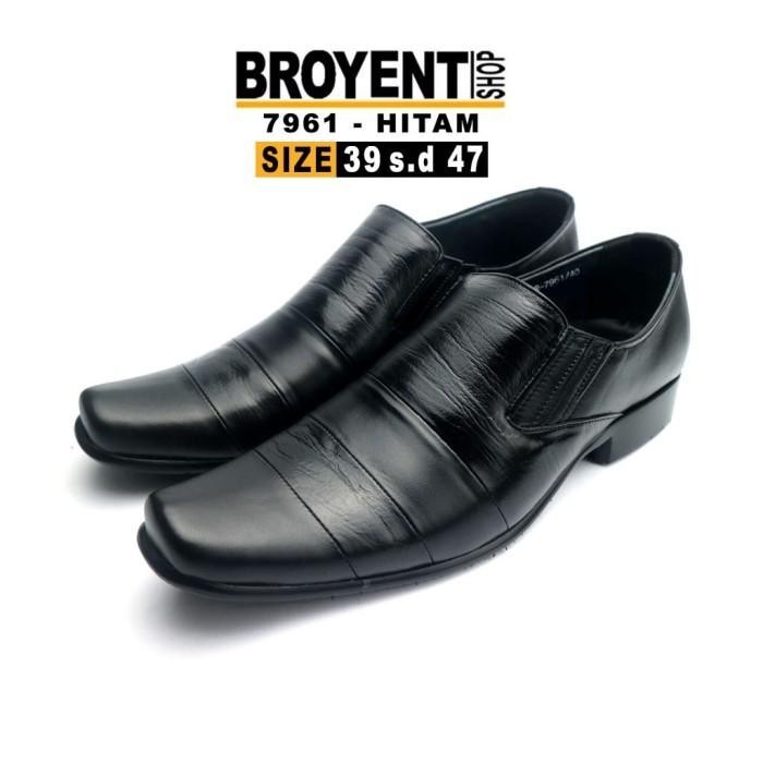 BISA COD - SEPATU KERJA KANTOR PANTOFEL PRIA KULIT SAPI ASLI 7961