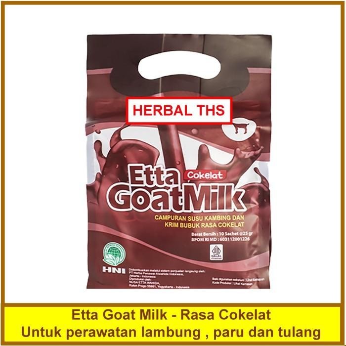 

TERBAIK ETTA GOAT MILK SUSU KAMBING ETAWA ETTAWA BUBUK 10 SACHET EGM HNI HPAI