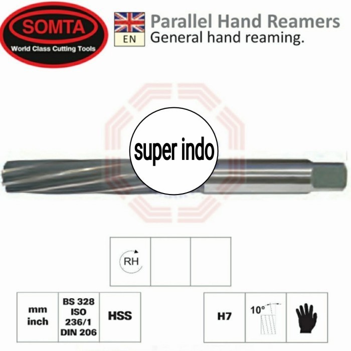 ✨Baru Hand Reamer 5.5Mm Hss Merk Somta Limited