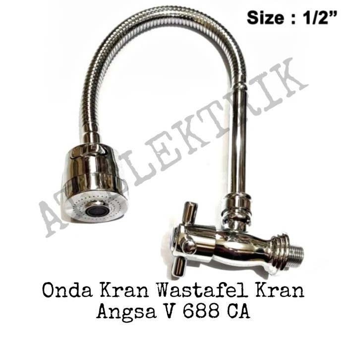 ✨New Kran Angsa Onda V 688 Ca Kran Wastafel Fleksibel  Kran Wastafel Berkualitas