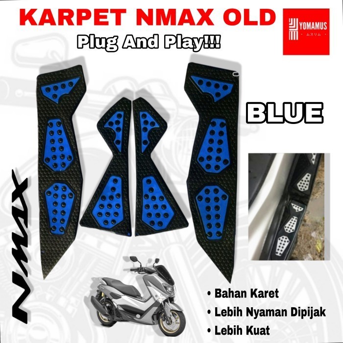Karpet Nmax Pijakan Kaki Nmax Old 2015 - 2019 Bordes Karpet Premium
