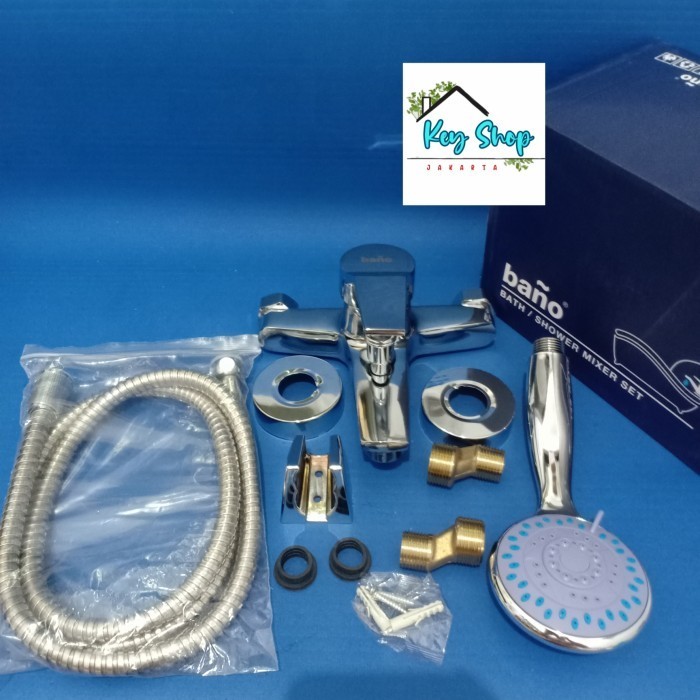 ✨New Kran Buthtub Panas Dingin 1Set Lengkap Kran Mixer Panas Dingin Promo Limited