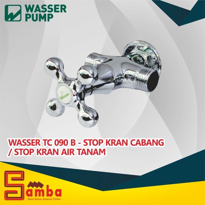 ✨New Wasser Tc 090 B - Stop Keran Cabang / Stop Kran Air Tanam Terbatas