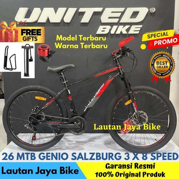 Sepeda Gunung 26 mtb genio salzburg by united