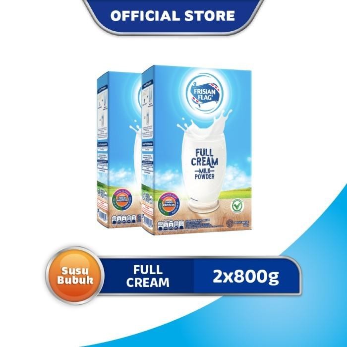 

TERBAIK FRISIAN FLAG KOMPLETA PUREFARM SUSU BUBUK FULLCREAM 800G [2 PCS]