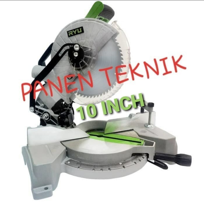 Miter Saw Ryu Rms 255 Potong Alumunium 10 Inchi