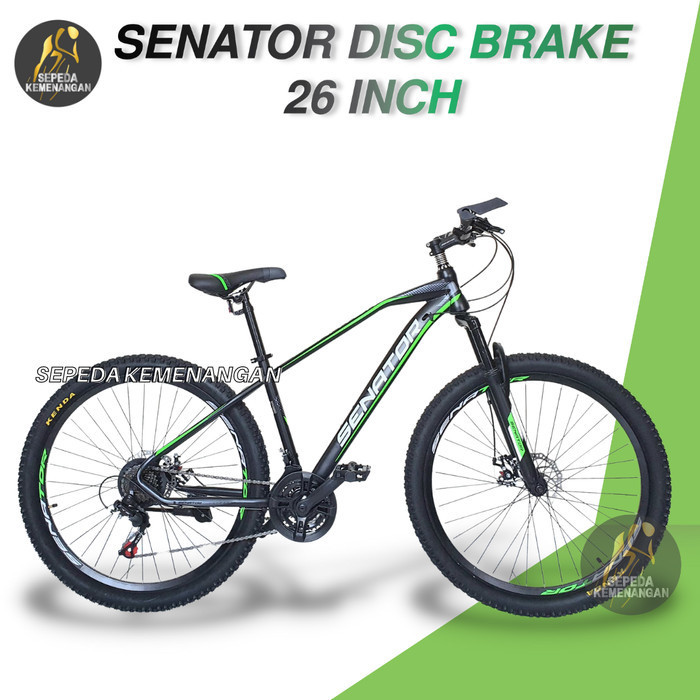 Terbaru Sepeda Gunung Mtb Senator Discbrake Ukuran 26 Inch Promo Terlaris