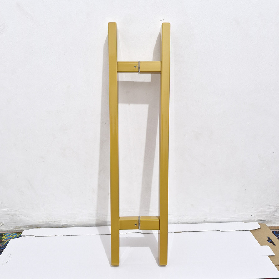 Handle Pintu stainless Stell Panjang 50 cm Gold Gagang H Kotak Holo