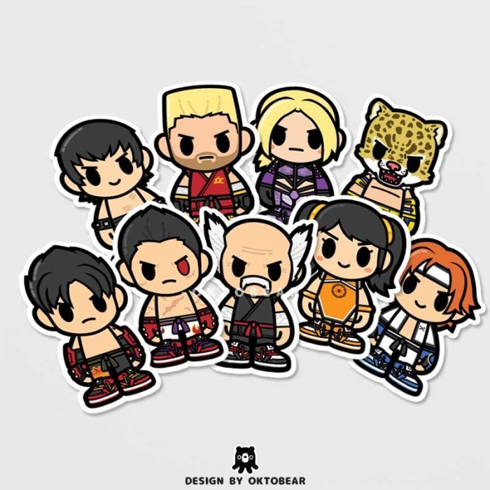 

Sticker Vinyl Diecut Tekken