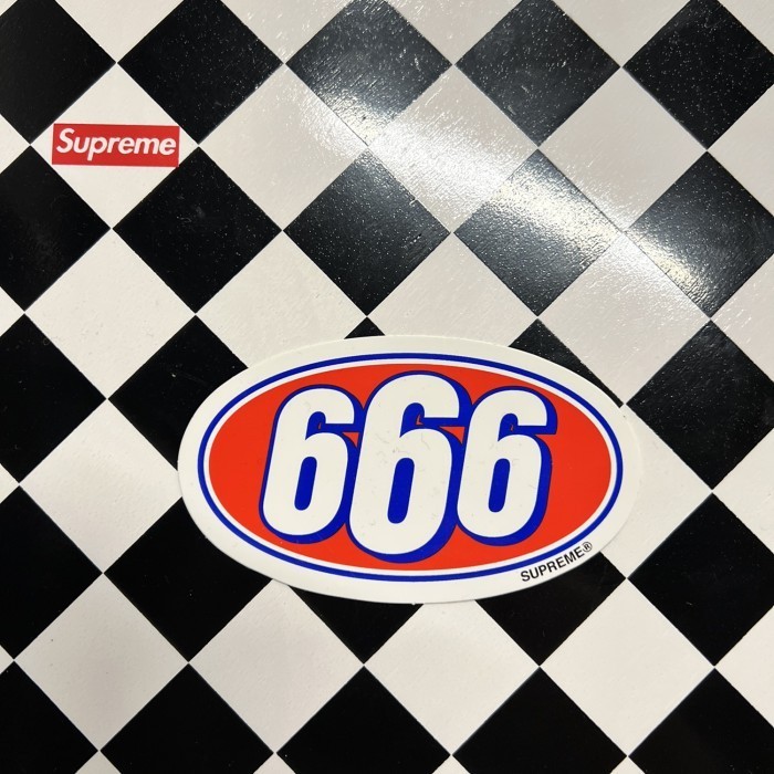 

Supreme 666 Sticker Original