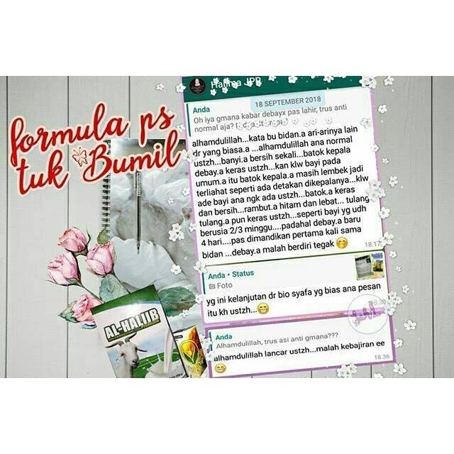 

TERBAIK SUSU KAMBING ETAWA AL HALIIB PROBIOTIK (ASI BOOSTER) 500GR - ORIGINAL