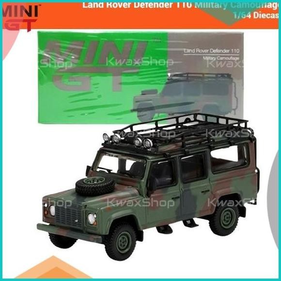 Mini GT Land Rover Defender 110 Military Camouflage 1/64 Diecast 16nov
