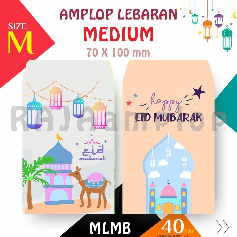 

TIO PRoMo! RAJAamplop (PAKET 40 lbr - 2 motif) - Angpao Lebaran Idul Fitri MEDIUM TERLARIS