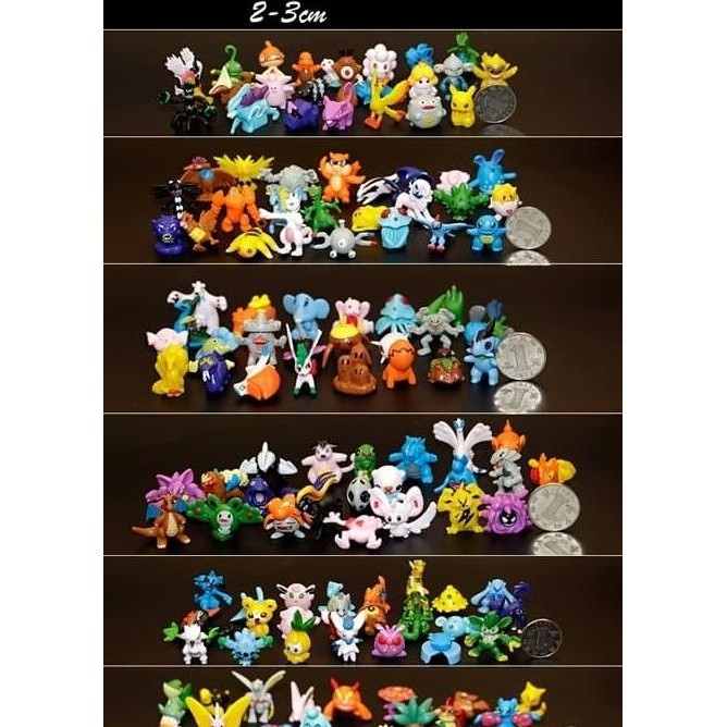 Figure Pokemon Termurah / Topper Kue Pokemon / Topper Cake Pokemon