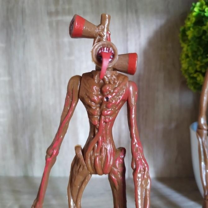 mainan siren head horror action figure mainan anak topper cake
