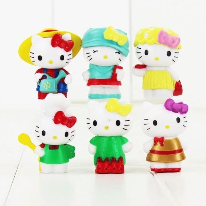 Figure Hello Kitty / Topper Kue Hello Kitty / Topper Cake Hello Kitty