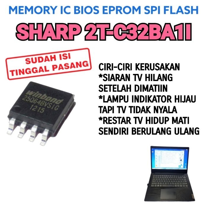 Ic Memory Eprom Sharp 2T-C32Ba1I 2T-C32Ba11 2T C32Ba1I C32Ba11 Best
