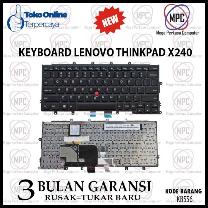 Keyboard Lenovo Thinkpad X240 X240I X250 X260 No Backlight Best