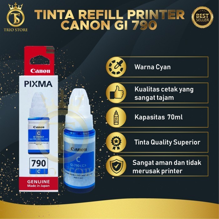 

Tinta Canon Gi-790 (1Set) (Gi 790) (Gi790) G1000 G2000 G3000 Best