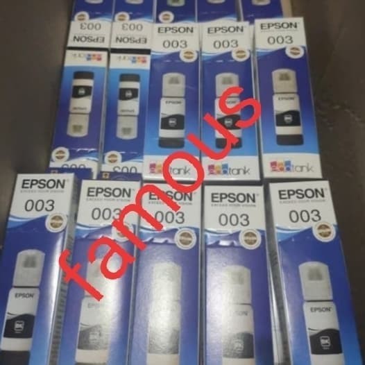 Tinta Epson 003 Black Tinta Epson L1110 L3110 L3150 Black Best