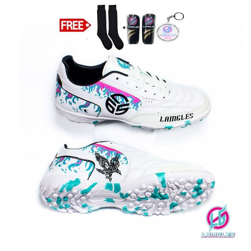 [MAD SPORT] Lamgles - Sepatu Futsal Pria Original Lamgles EAGLE FIRE Sol Gerigi In Indonesia