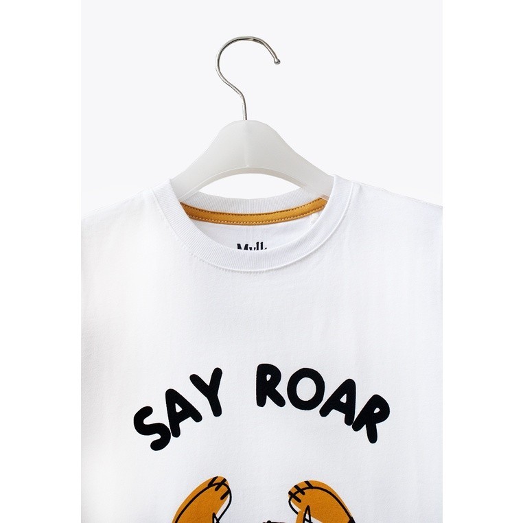 [GET IT QUICKLY] BbBggs MYLK By Rafathar Tshirt Tangan Pendek Print Tiger