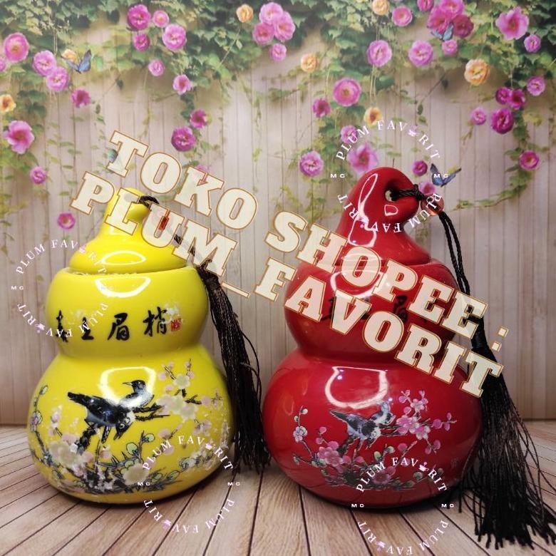 

TRY Teh Lapsang Souchong / Tie Guan Yin / Da hong pao - Kemasan Botol Labu (Hadiah Mini) / Hampers Imlek TERLARIS