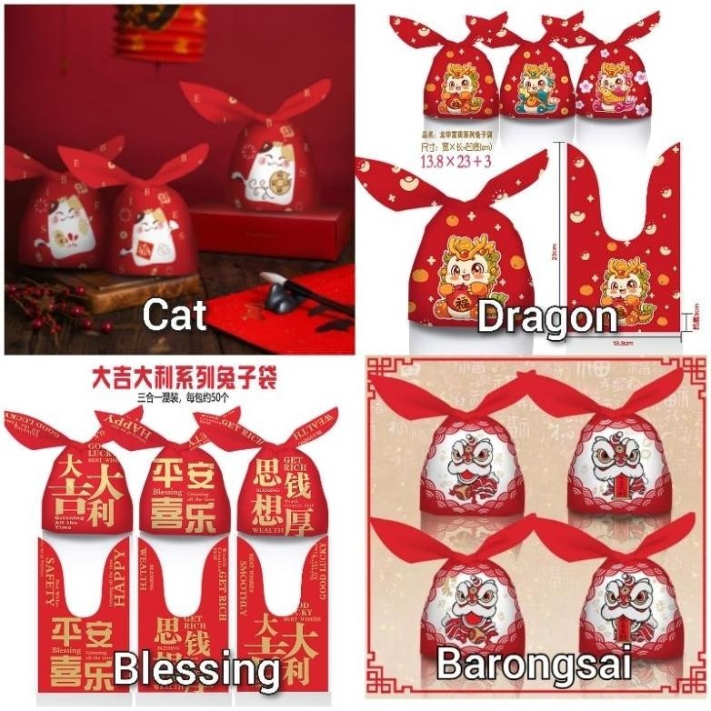 

TRY (PC31) 10pcs Plastik Ikat Mini Imlek TERLARIS