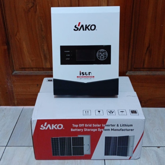 Terbaru Sako Hybrid Inverter Panel Surya 2000 Watt Plus Scc Mppt Promo Terlaris