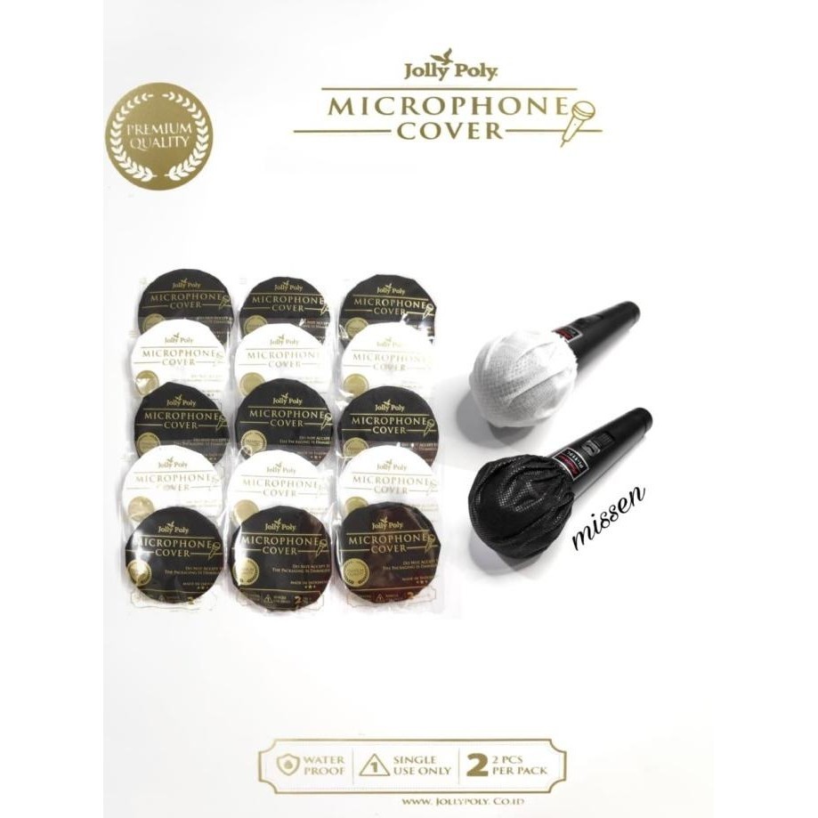 Termurah 100 Pcs Cover Mic/Sarung Mic/Pelindung Mic/Tisu Mic