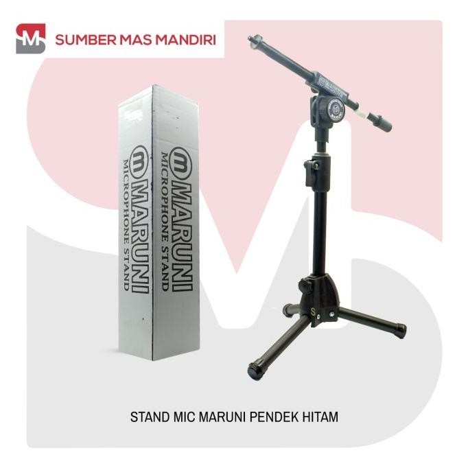 Stand Mic Panjang Pendek Maruni