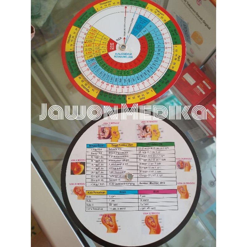 

Kalender Kehamilan Linset Putar/Kalender HPL