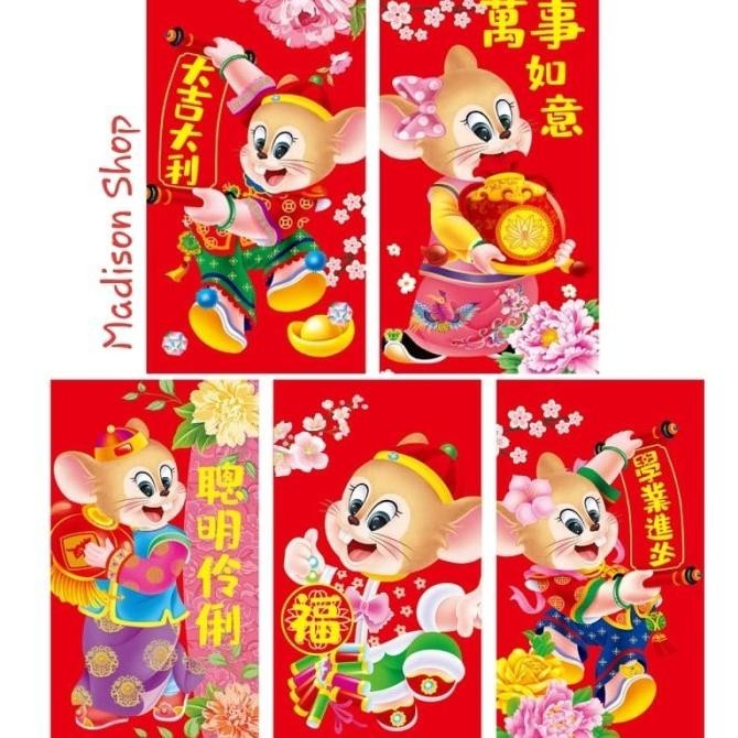 

New Sale A2919 Angpao Panjang Imlek Tahun Baru Tikus 2020 Murah Ampao Panjang Berkualitas