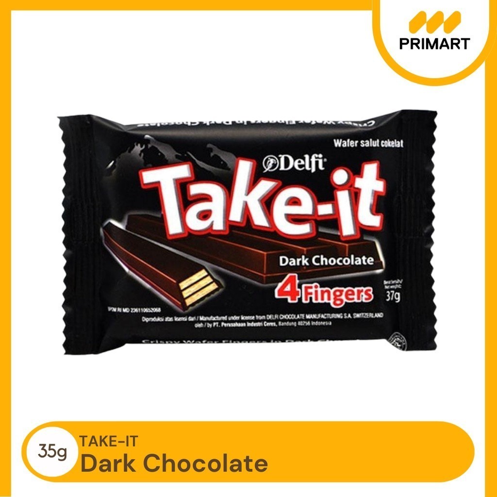 

Delfi Take - IT 4 Fingers Dark Chocolate 35 Gram