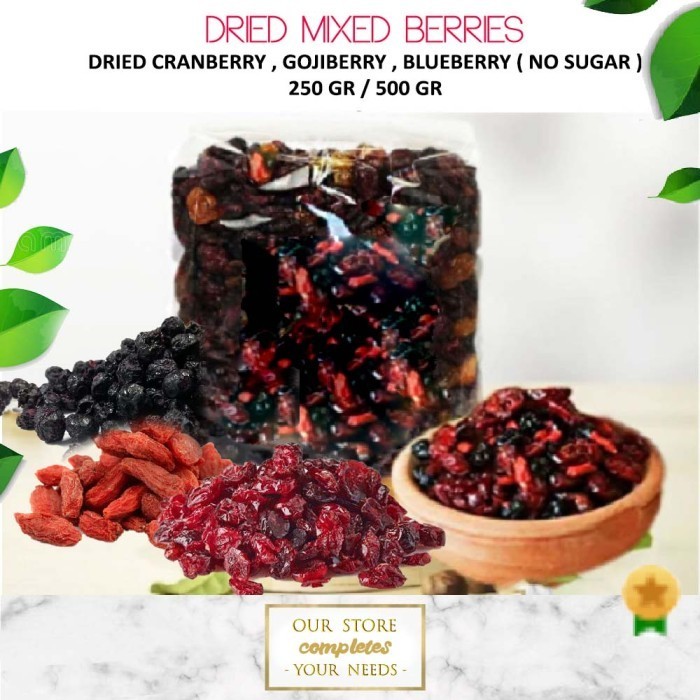 

Mazin - Dried Berries Mixed Berry Campur Dry Kering Buah Fruit Import 250 Gr