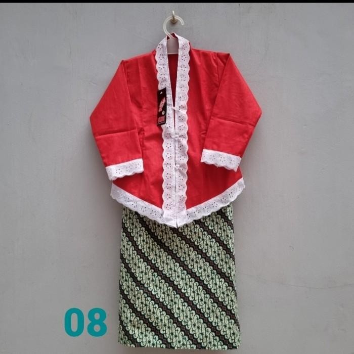 BISA COD - SETELAN KEBAYA ANAK TK/PAUD/KEBAYA PUTIH/KEBAYA ENCIM/KEBAYA PUTIH