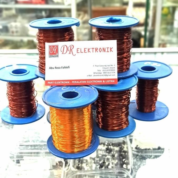 Baru Kawat Tembaga 0.50mm 0,50mm Email Enamel Wire Gulung Dinamo meteran dre3 Buru Order
