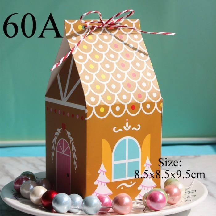 

Christmas Box 60 / Box Hadiah Kado Natal Gingerbread House