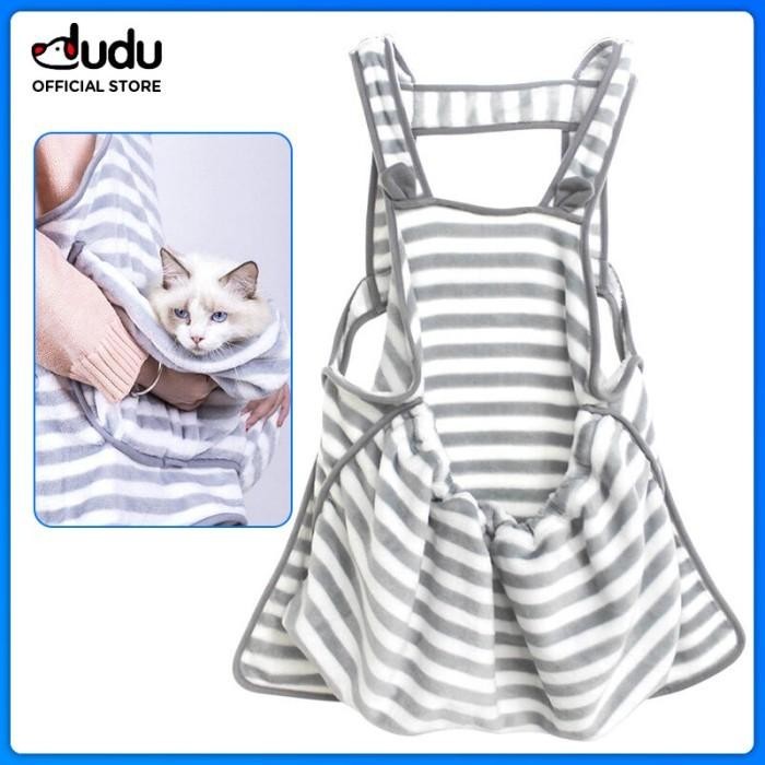 DUDU CELEMEK KUCING PELIHARAAN RANSEL PEMBAWA KUCING TAS SELEMPANG