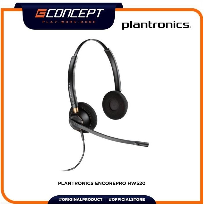 NEW POLY / PLANTRONICS ENCOREPRO HW520 HEADSET