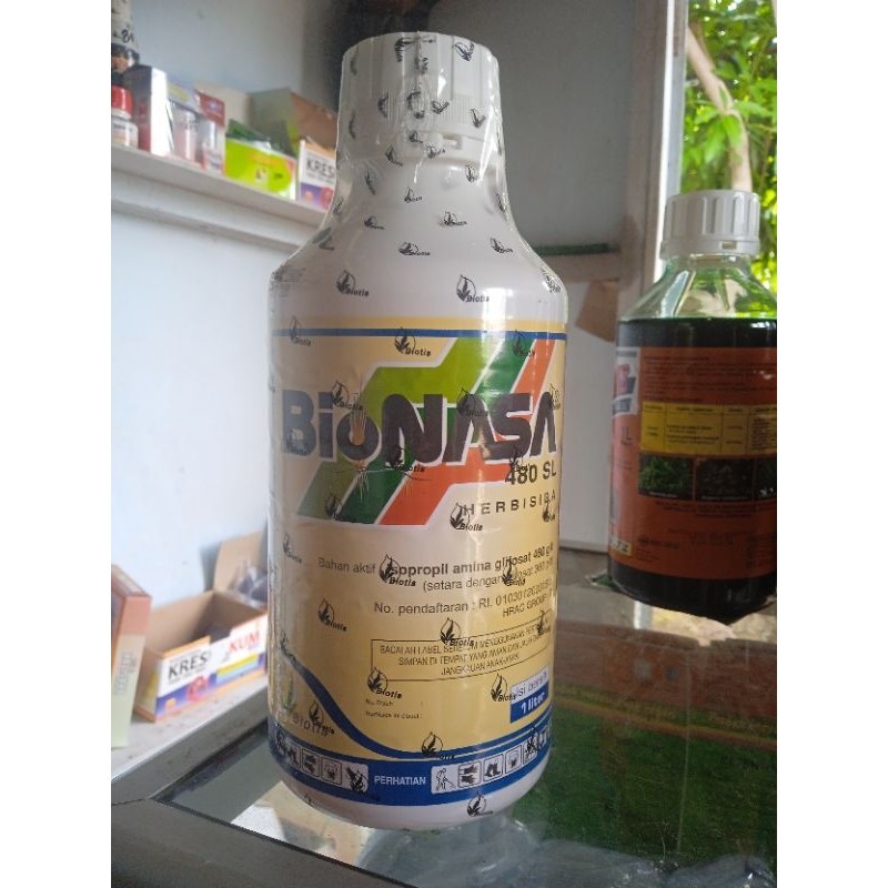 Herbisida Bionasa 480 SL/Bionasa 1 Liter/HERBISIDA /Racun Rumput/Pembasmi Akar rumput sistematik