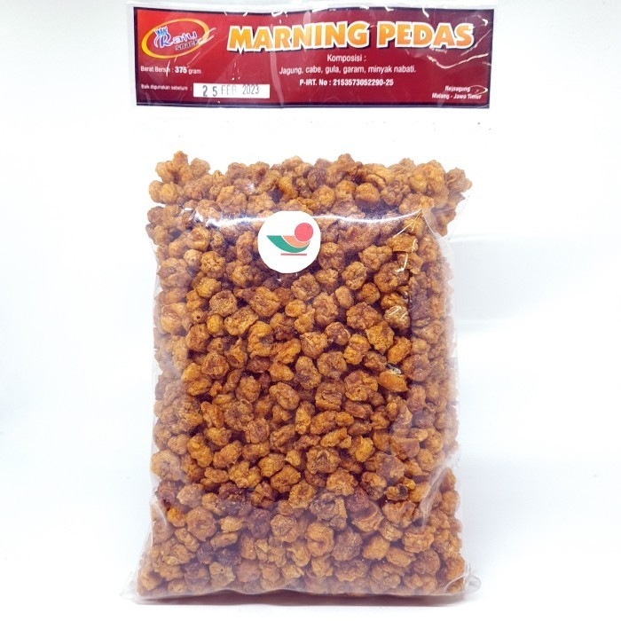 

Ready stock] RATU SNACK MARNING UNGKUL PEDAS 375gr KRIPIK JAGUNG MANIS MATANG