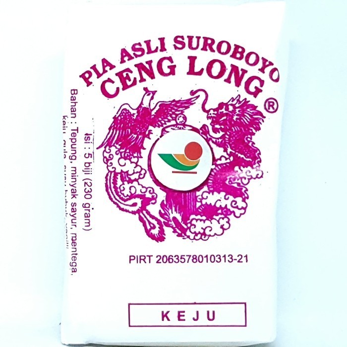 

+%+%+%] CENG LONG PIA KEJU ASLI SUROBOYO 5pcs BAKPIA RASA KACANG HIJAU IJO