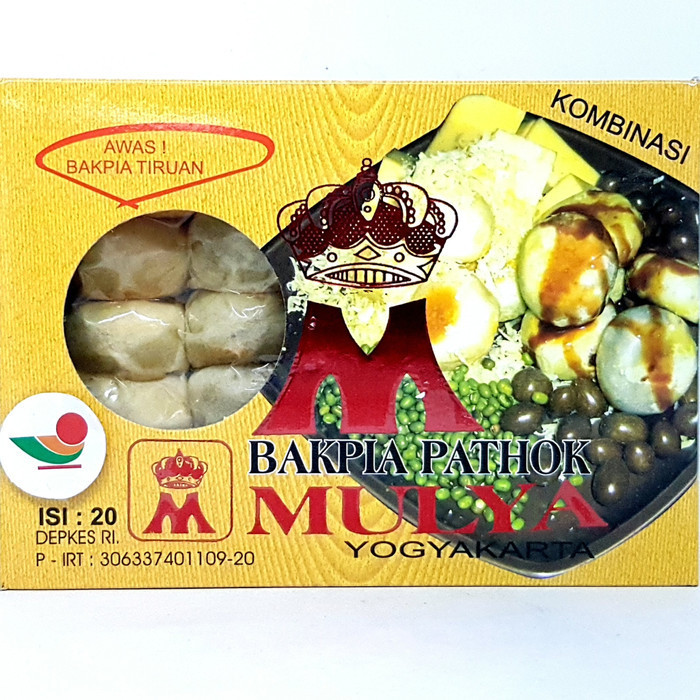 """] MULYA BAKPIA PATHOK ASLI JOGJA KOMBINASI ISI 20pcs PIA PATHUK BASAH