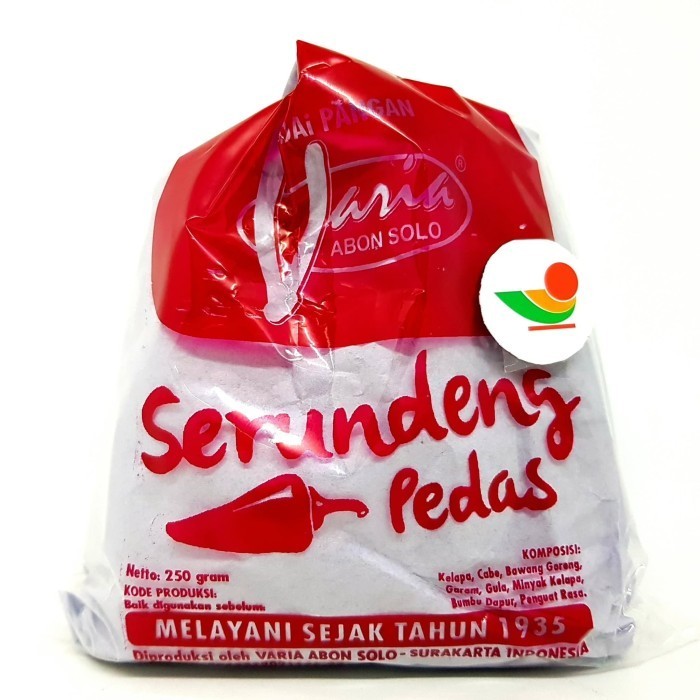 

^^^^^] VARIA SERUNDENG PEDAS 250gr KRAWU SRUNDENG KELAPA SANGRAI ASLI KHAS