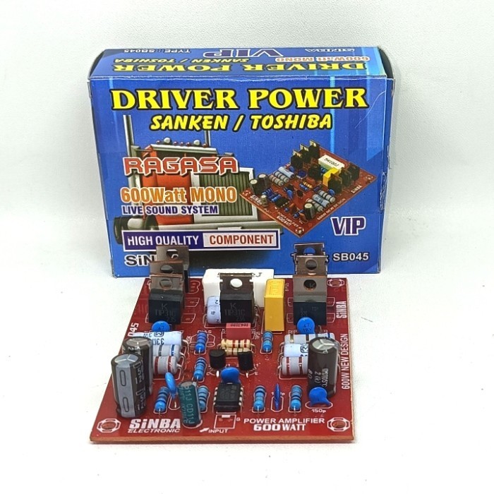 DRIVER POWER 600 Watt 600W 600Watt Mono TEFF 3T SANKEN TOSHIBA RAGASA