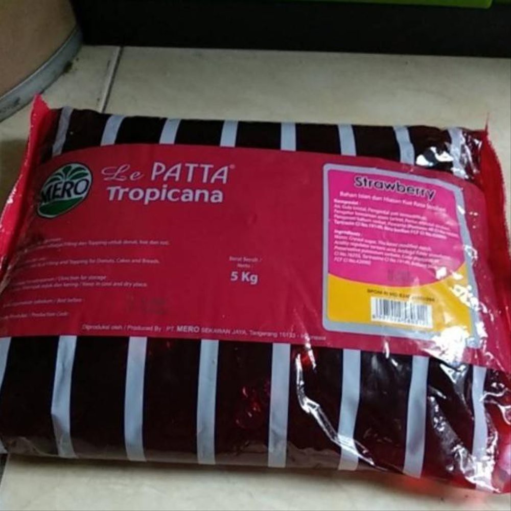 

Selai Strawberry - Stroberi Lepatta Kemasan 5Kg - Gosend Only!