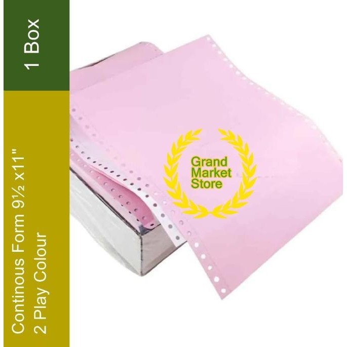 

Hi Tech Continous Form 9 x11" 2 play colour